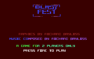 Blast Fest Title Screen